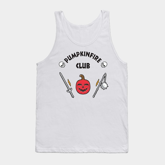 PUMPKINFIRE CLUB - RED COLOR Tank Top by Dayat The Thunder